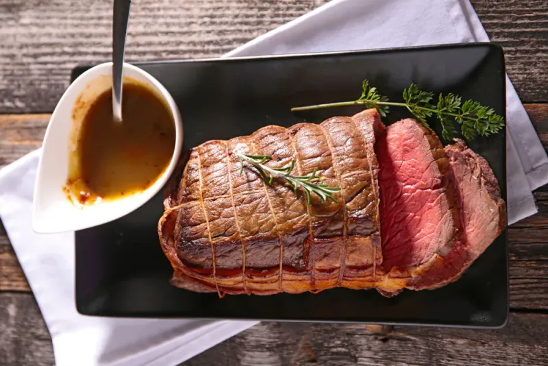 Rôti émincé de bœuf