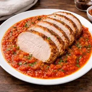 Rôti tomates (porc, poulet)