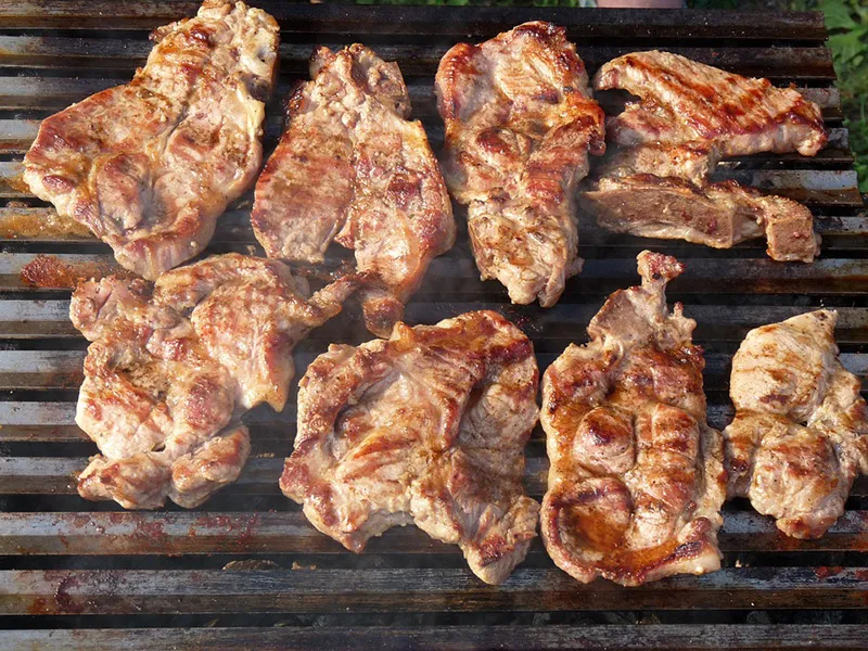 Porc grillé